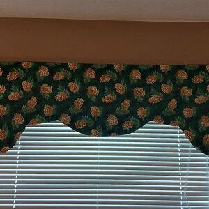 Pinecone Window Valance